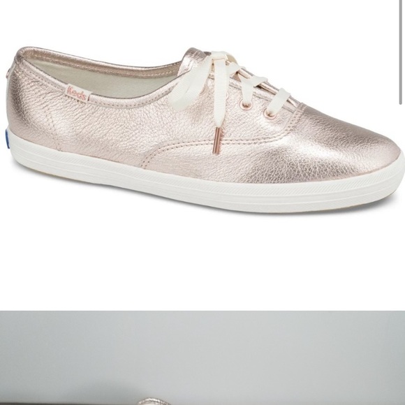 ✨RARE✨ EUC Kate Spade Bridal KEDS Womens Shoes - Rose Gold Size 9.5 - Picture 6 of 6